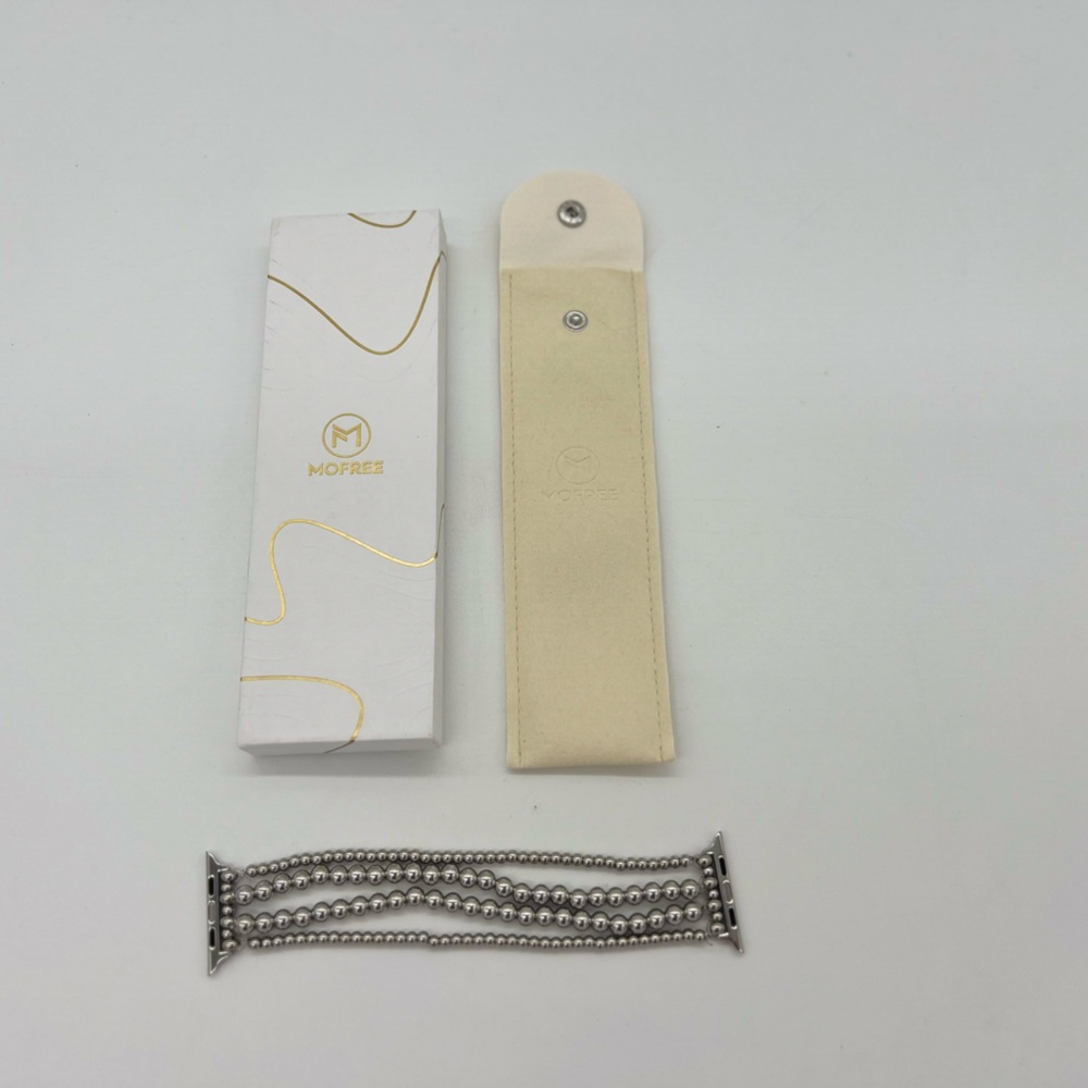 MOFREE Beaded Bracelet Compatible with Apple Watch Band